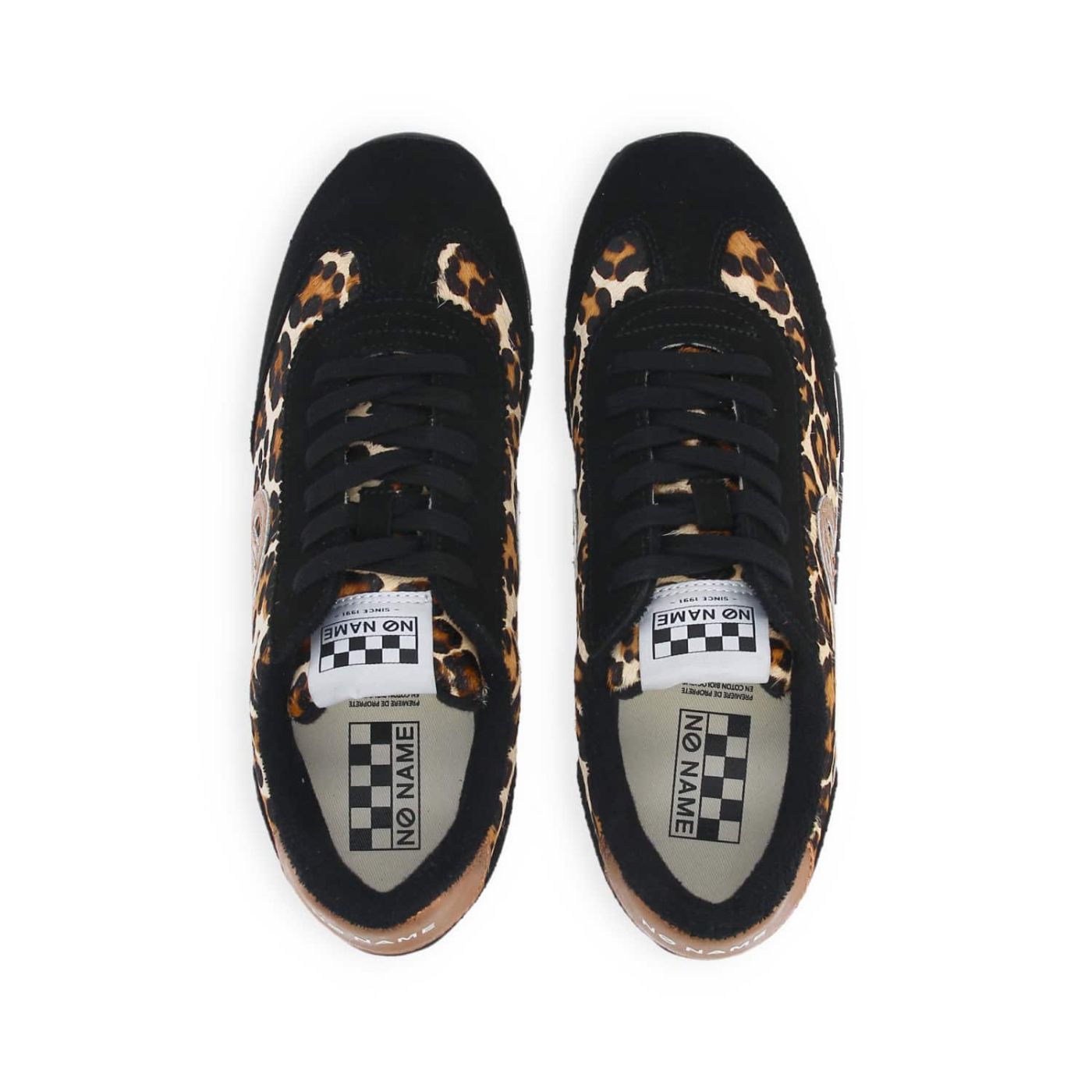 CITY RUN JOGGER W  -  LEO/SUEDE  - NERO/LEOPARDATO